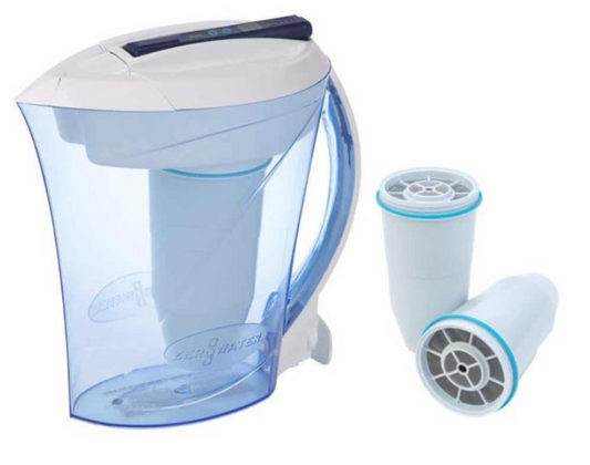 Startpaket - ZeroWater vattenfilterkanna 2,4 liter med 3 filter