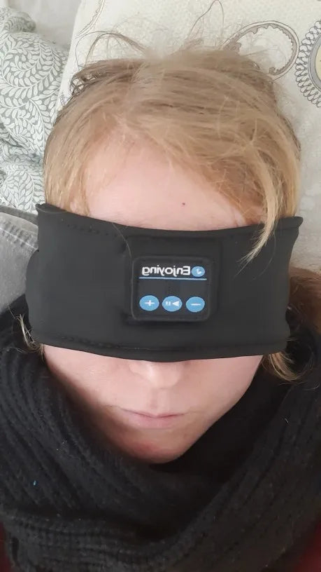 Pannband- Sovhörlurar med bluetooth 