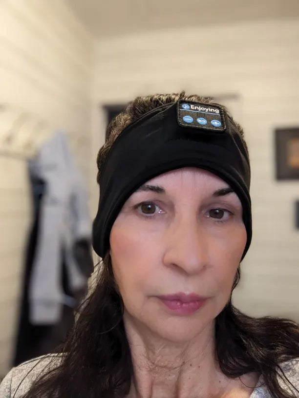 Pannband- Sovhörlurar med bluetooth 