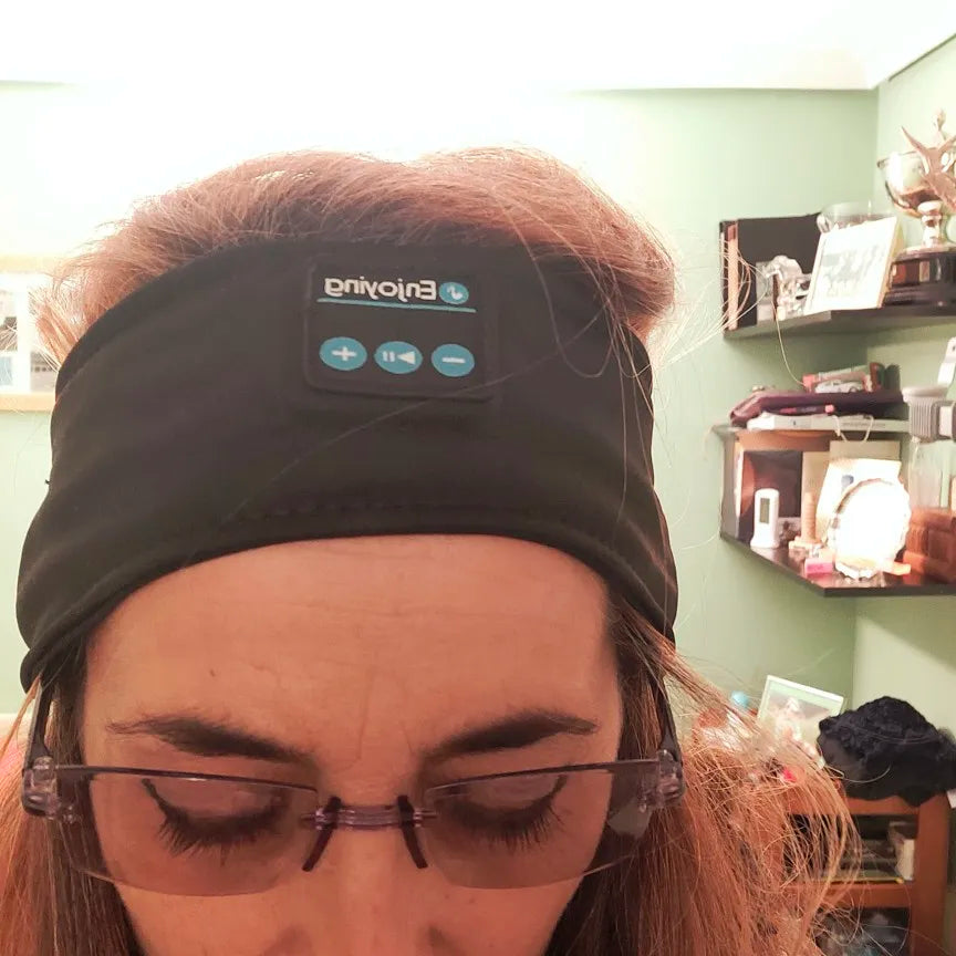 Pannband- Sovhörlurar med bluetooth 