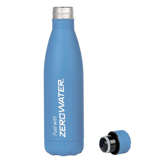 ZeroWater-flaska blå